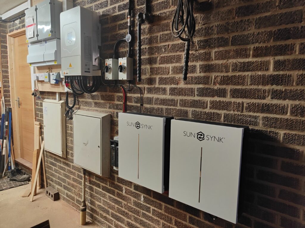 solar panel battery storage