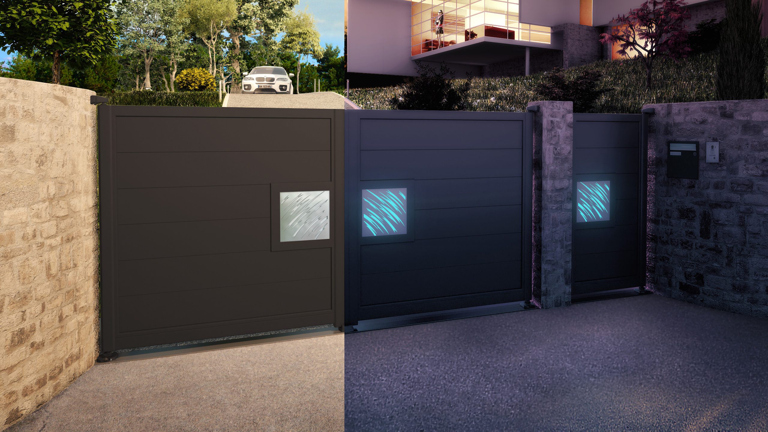 led-aluminium-gates